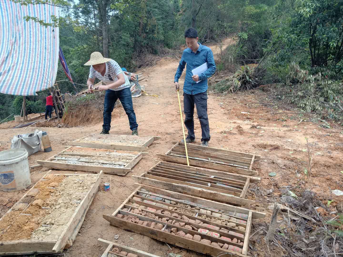 岩心量度(图1)